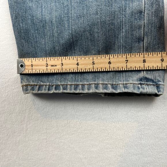 Levis 559 Jeans Mens 38x32 Blue Relaxed Straight Mid Rise Medium Wash Denim Y2K - Picture 10 of 11